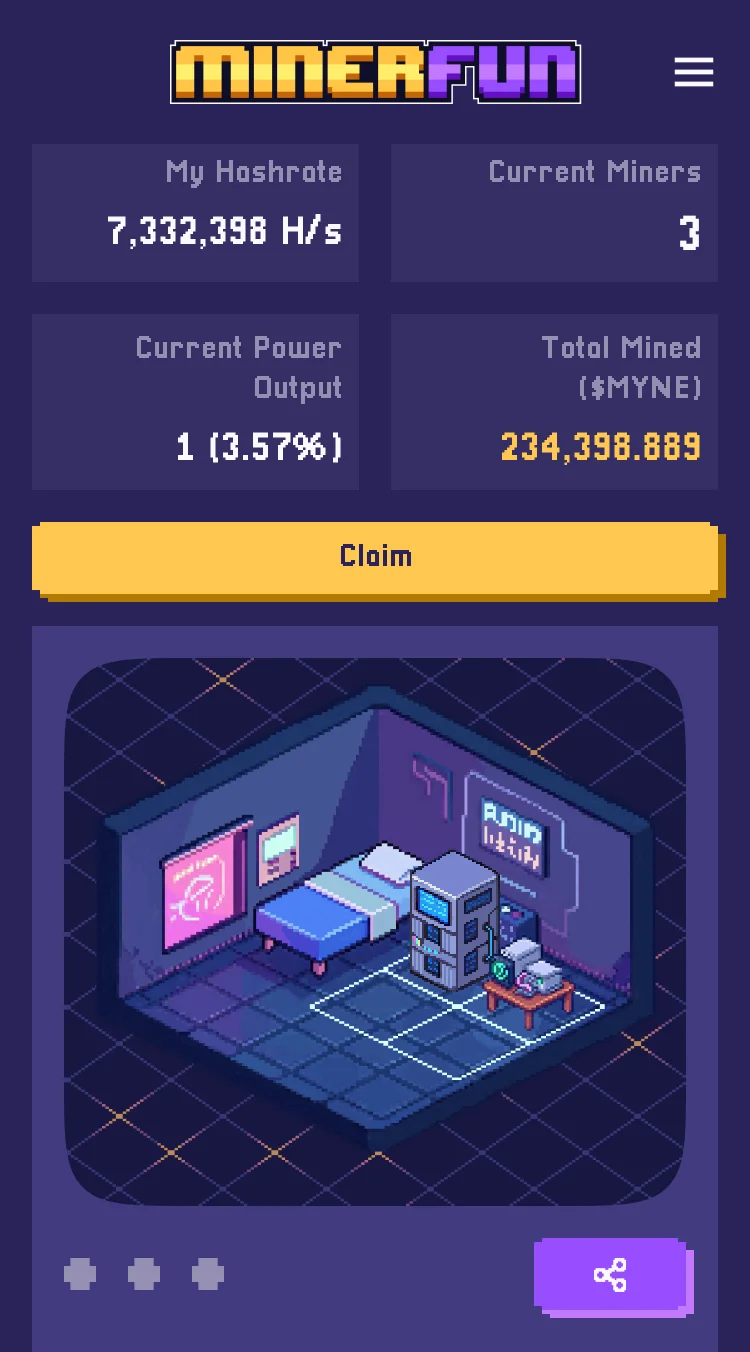 Mining screen