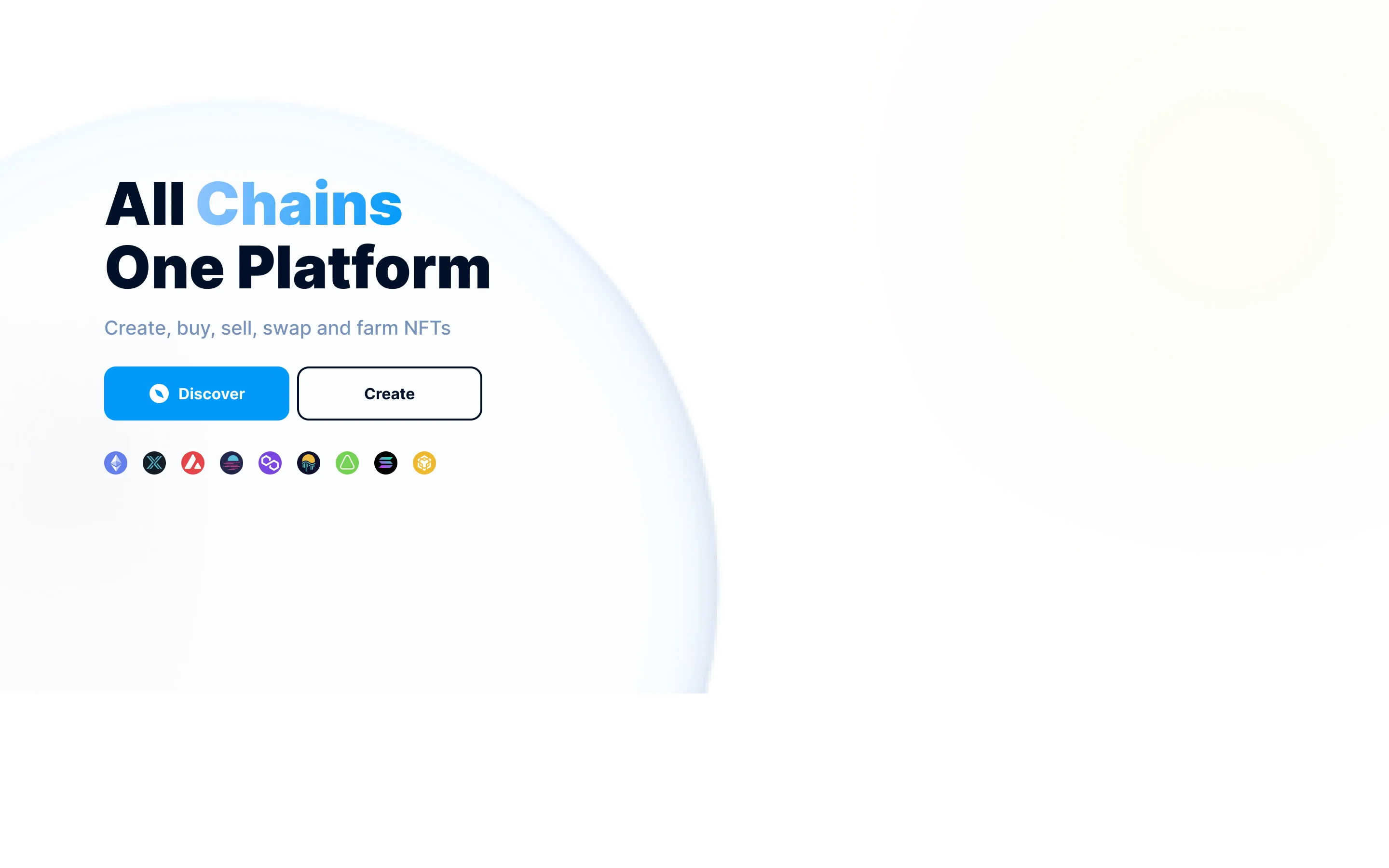 NFTrade home page