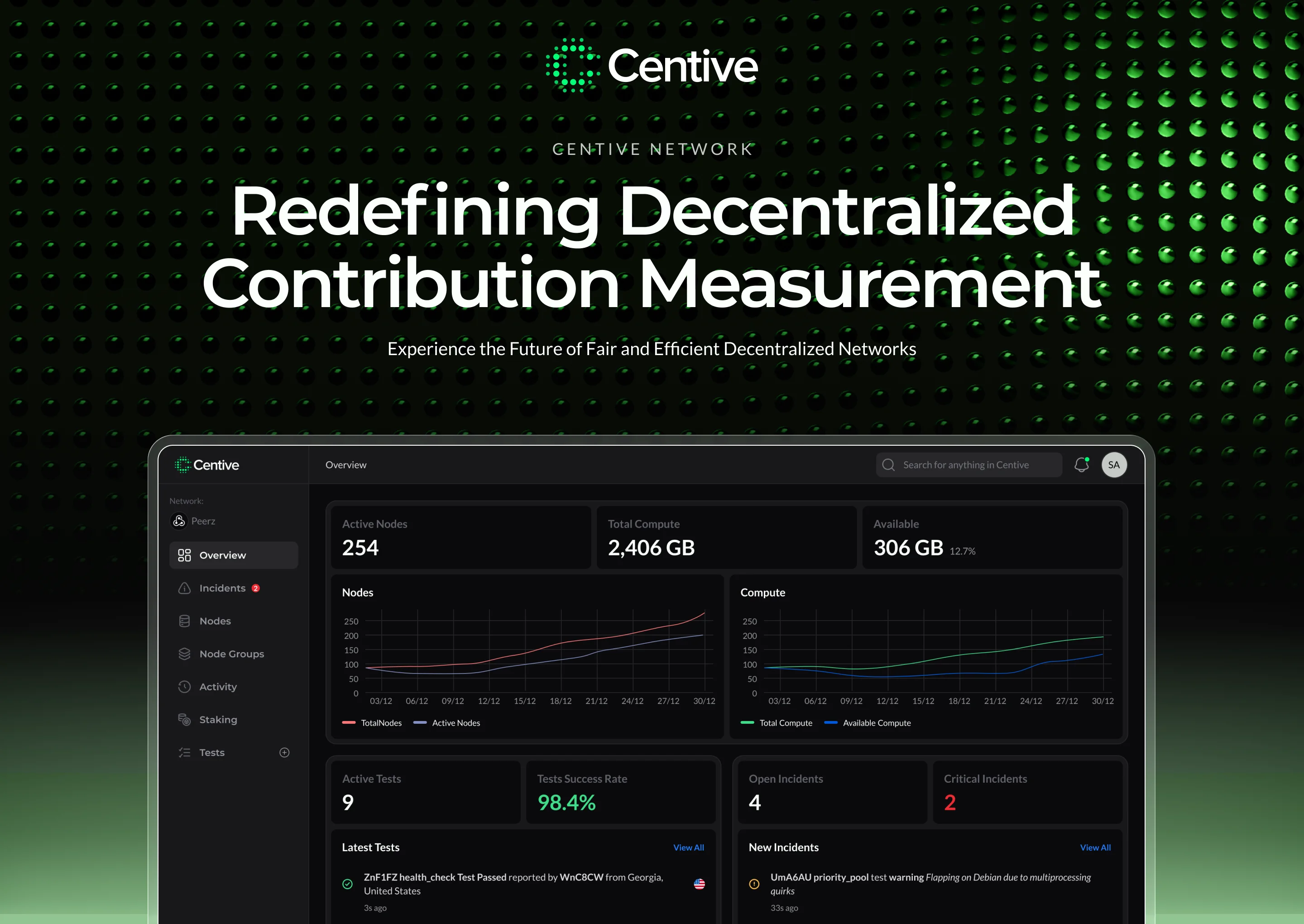 Centive node overview